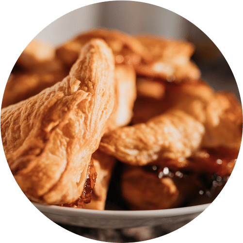 Blätter Teig Spinat & Käse