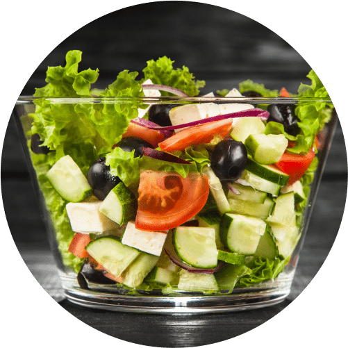 Caesar Salad im Glas