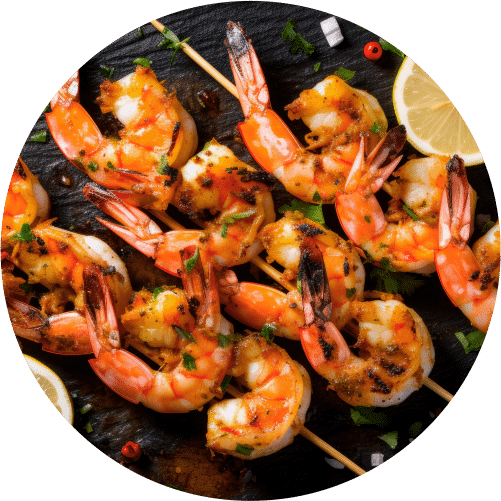 Garnelen Spieße
