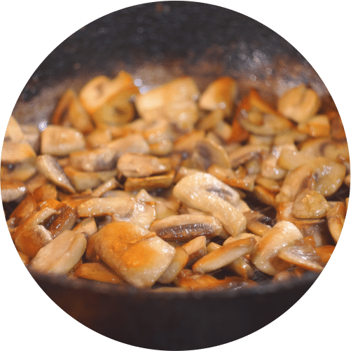 Gebratene Champignons