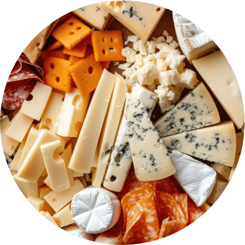 Käseplatte mit Feigensenf