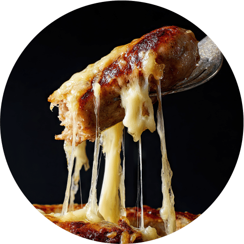 Bifteki Metaxa überbacken