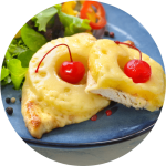 Hähnchenschnitzel überbacken